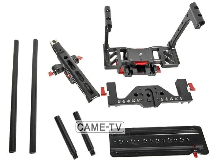 CAME-TV Rig BMCC-01 w/Топ Ручка ласточкин хвост плиты 15 мм стержень