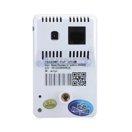 Мини-камера P2P IP камера беспроводная Защита сети Wi-Fi PlugPlay Micro SD карта хранения 0,3 мегапикселя ночного видения cctv камера s