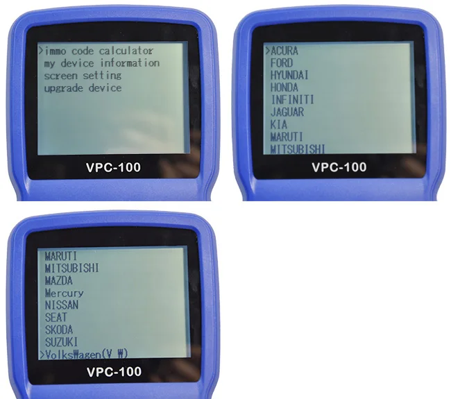 Список считыватель ключей автомобиля VPC100 ручной инструмент PinCode Калькулятор VPC100 для слесарь