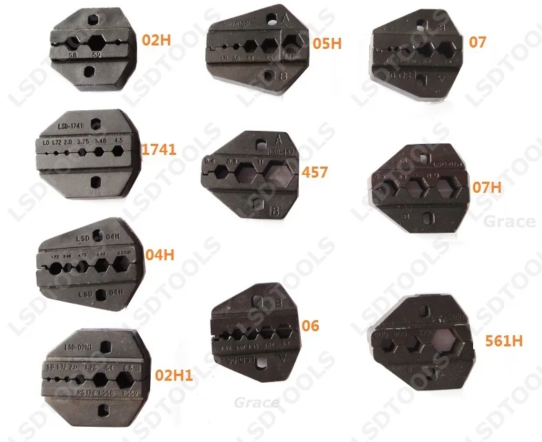 coaxial crimping die sets