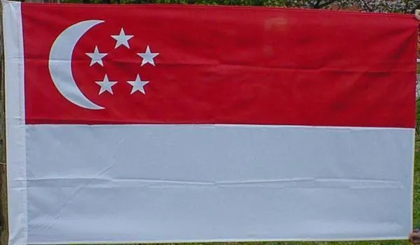 3x5ft Singpore Национальный флаг страны флаг баннер 3x5ft