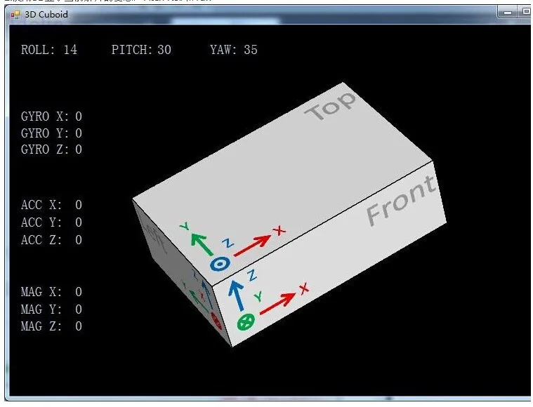 AHRS STM32 MPU6050 HMC5883 9DOF Калмана фильтр обеспечивает Девять оси