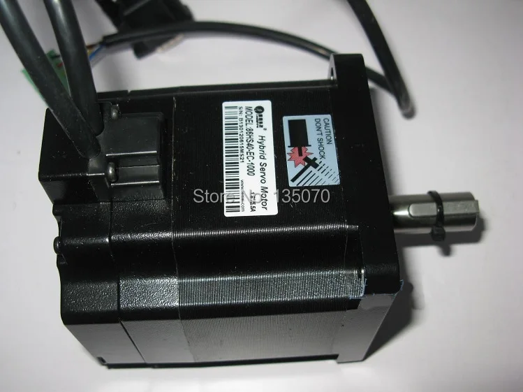 Leadshine dc Серводвигатель 86HS40-EC 566 унций(4,0 нм) 2-двухфазовый, размер NEMA 34 шагового двигателя с 1000 он-лайн кодер& 0,551 ''вал