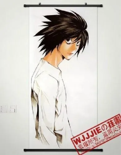 Домашний Декор японского аниме плакат прокрутки Death Note L Аниме Косплэй Книги по искусству