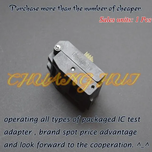 QFP64 TQFP64 тестовое гнездо IC51-0644-1972 ic Разъем шаг = 0,4 мм Размеры = 7x7 мм/9x9 мм