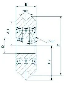 v groove bearing