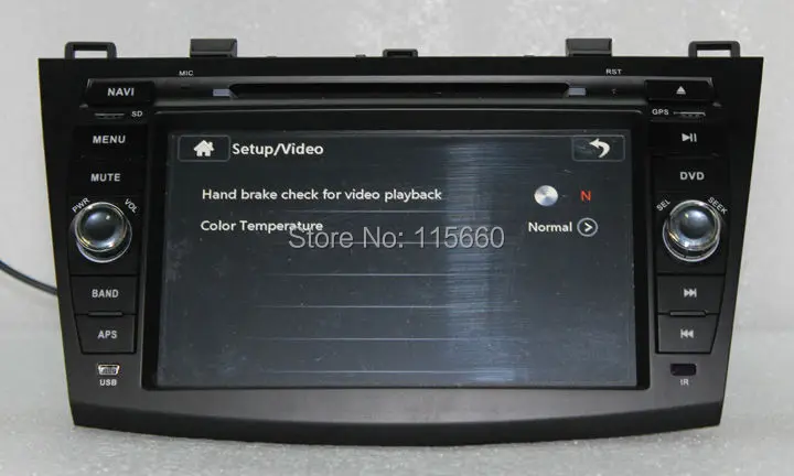 RoadRision Автомобильная dvd-навигационная система для нового Mazda 3 DVD 2010 2011 2012 2013 с Bluetooth Radio RDS IPOD, USB МЖК CANBUS Карты