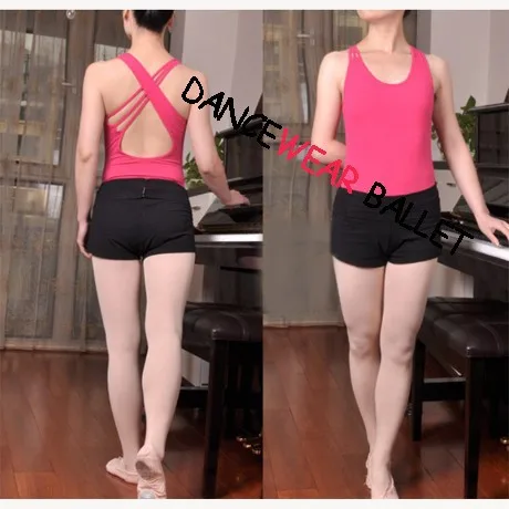 DB12010 Adult Asymmetry Cross Strap Leotard-2