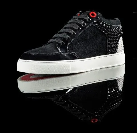 2014 royaums sneakers netherlands royaums men kilian black shoes snakeskin  with rivet good quality free shipping|shoe vans|snakeskin heels shoesshoe -  AliExpress