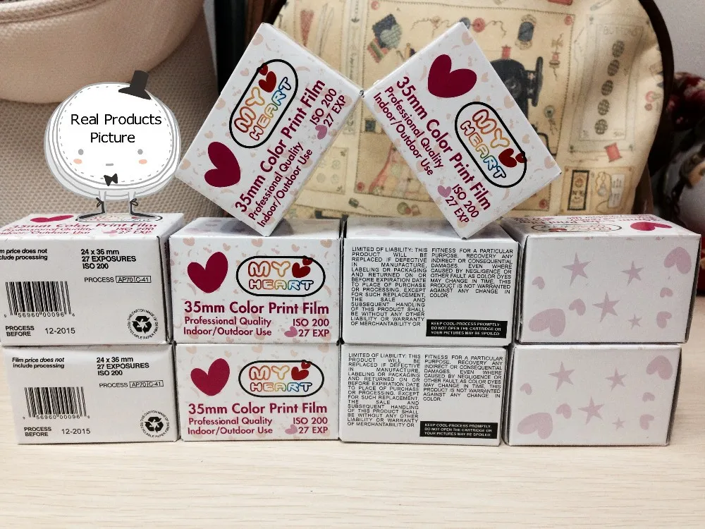 My Heart Iso 200 36 Exposures 35mm Color Print Film For Lomo Camera Film Cleaning Printed Shrink Filmprint 3d Aliexpress
