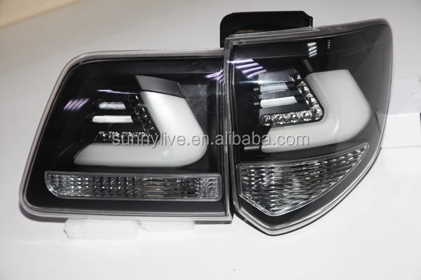 2011-13 лет светодиодный задний фонарь задние фары для TOYOTA SW4 Fortuner дымовой корпус прозрачные линзы