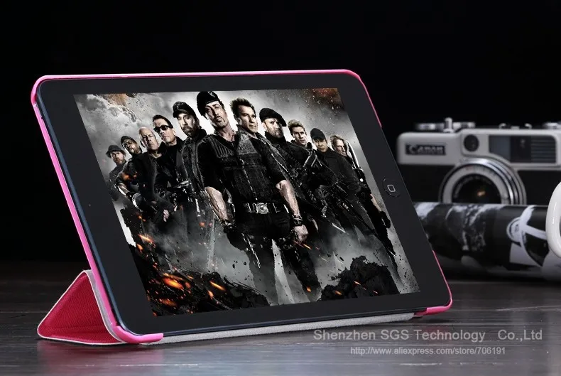 KISSCASE три раза Стенд кожаный флип чехол для IPad Mini 1 2 3 защитный чехол Аксессуары для планшетов полный защитный чехол с петлей