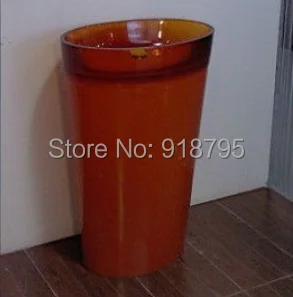 Акриловые смолы ванная комната FREESTANDING пьедестал умывальник гардероб тщеславие цветные руки раковина RS38281