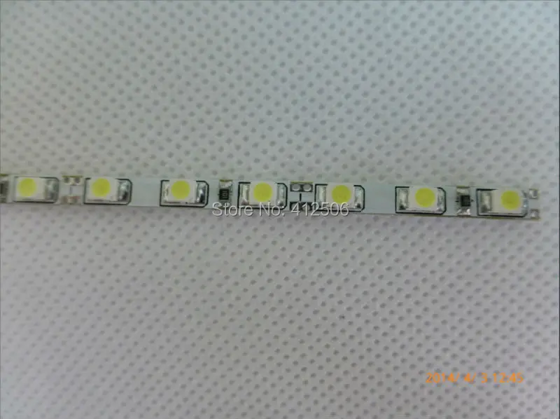 1 м 102 светодиоды SMD3528 4 мм широкий DC 12 В 7.5 w/м AD lightbox очень тонкий жесткая свет для аквариумных растений растут огни рекламы