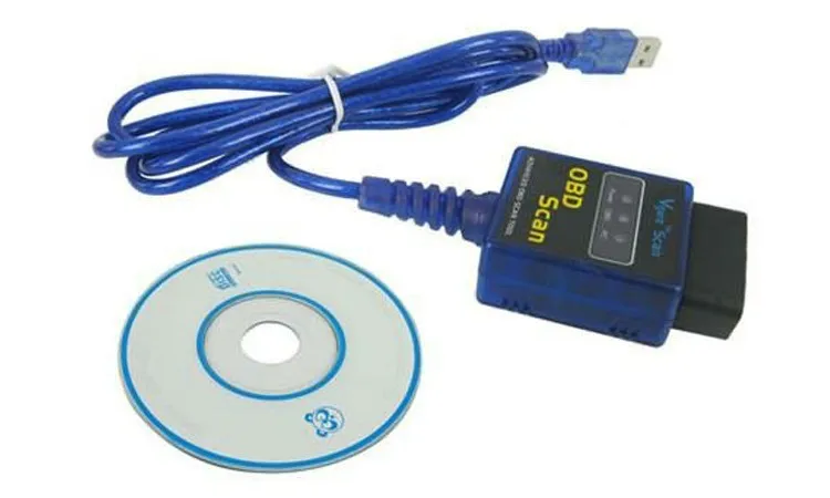 DHL 10 шт./лот Новинка Мини ELM 327 USB Vgate сканирования OBD2/OBDII диагностический инструмент для диагностики ELM327 V1.5 сканер штрих-кода сканер Интерфейс