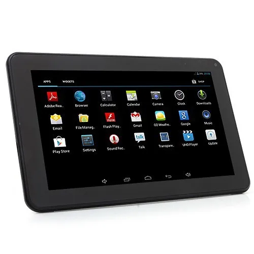 Новинка, Бесплатная доставка 4 ядра Процессор Android 4.4 DDR 8 ГБ NAND Flash Allwin A33 WI-FI Две камеры Bluetooth 9 дюймов Tablet PC черный