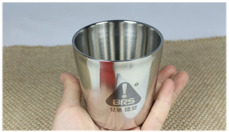 BRS 2 шт кемпинг открытый с двойными стенками кружка воды чашка пива BRS-TS08