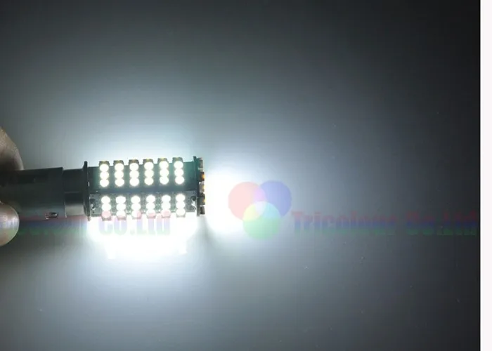 AutoEC 100*1157 BAY15D 102smd 3528 10 Вт Автомобильный светодиодный стоп-сигнал, задний светильник, лампа белого цвета# LF38-1
