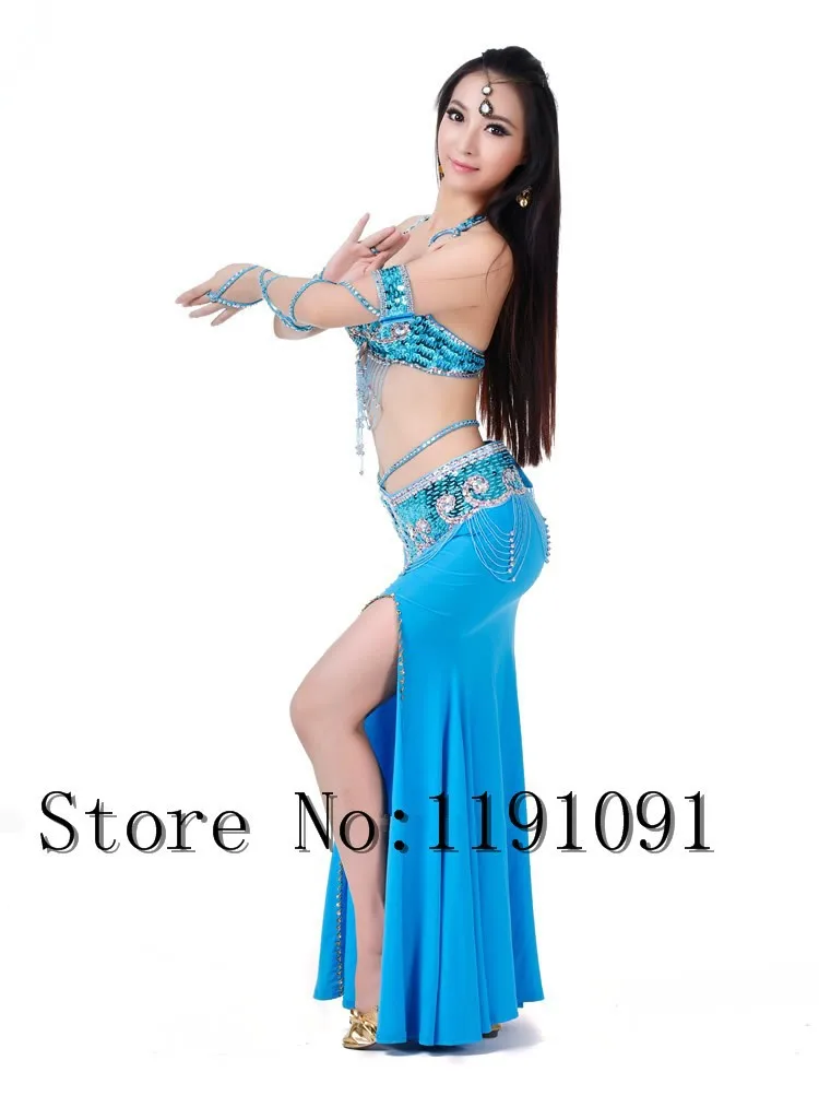 Одежда для индийского беллиданса, 3 компл. Размера S / M / L, 10 цветов 700#
