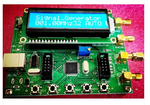Бесплатная доставка! 1 шт. AD9850 модуль DDS генератор AD9851 развертки Функция ЖК-дисплей модуль управления ПК