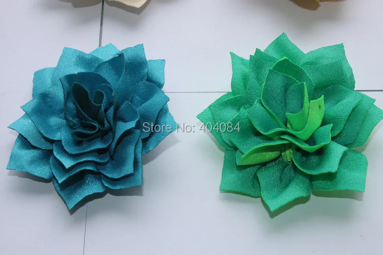 Пробный заказ 20 шт/Партия 15 цветов " Зимние цветы Kanzashi самодельные тканевые цветы цветок повязки Прямая