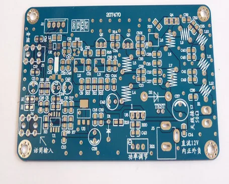 DIY 5 Вт PLL цифровой ЖК-Стерео FM вещательный передатчик Комплект pcb люкс мощность частота регулировки громкости