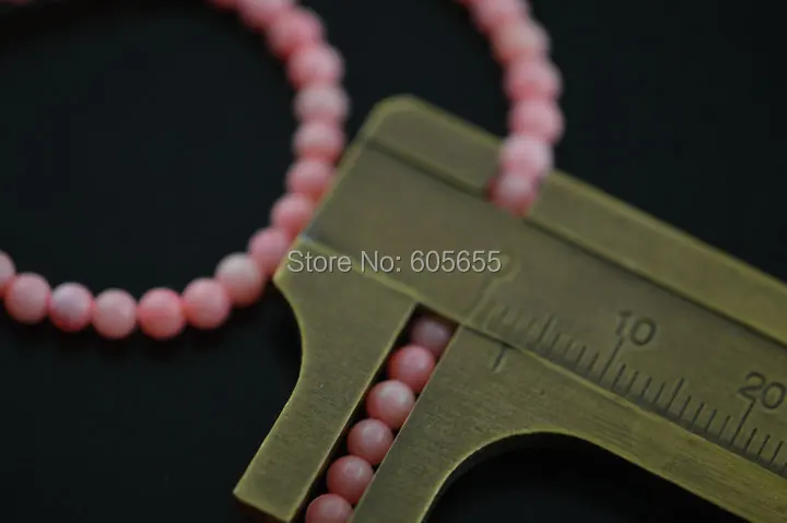 3 мм розовый коралл камень круглый семян Бусины Fit Модные украшения DIY beadword Цепочки и ожерелья Создание Бесплатная доставка