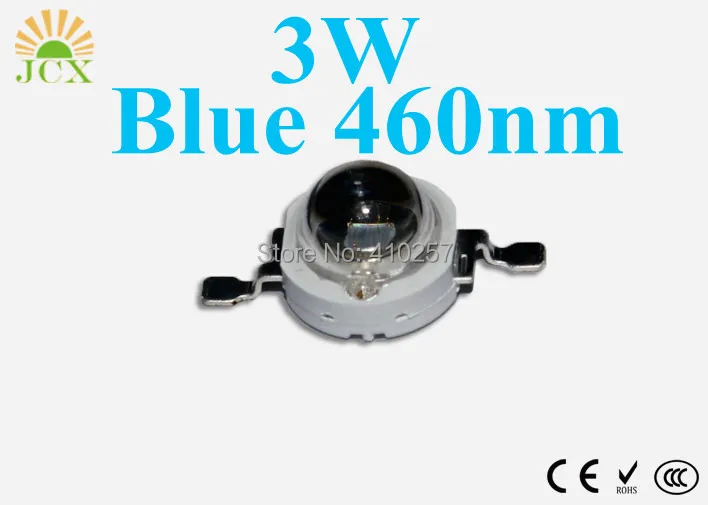 3 Вт синий светодиодный чип 460нм излучатель