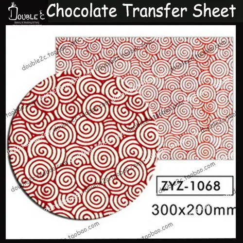 chocolate transfer sheet1005