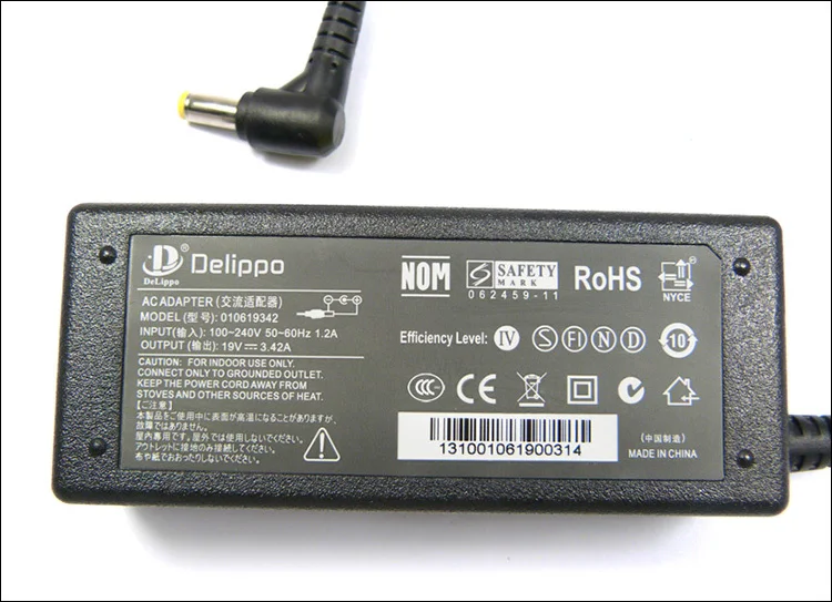 19 V 3.42A AC зарядное устройство для адаптера для acer TravelMate P253 P455 B113 P255 P633 P643 P645 P243 X483G X483 8481 г