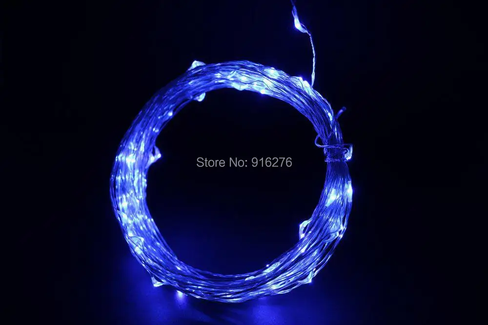 16,4 фута 5 м Серебристая проволока теплый белый RGB фиолетовый Рождественский светодиодный гирлянда Рождественские сказочные огни 12 в Рождественское украшение открытый год