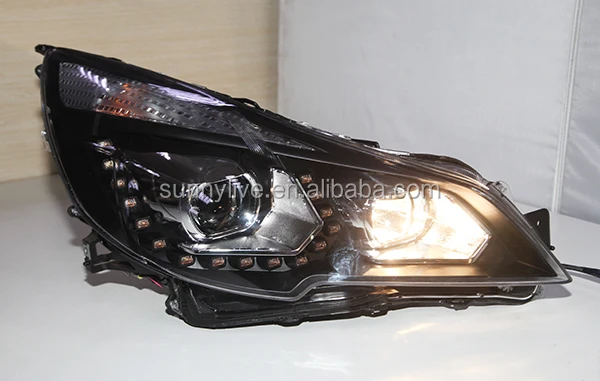 Для Subaru Outback LED Ангельские глазки головного света 2010-12 PW