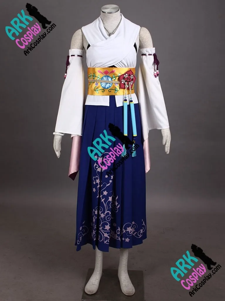 Custom Made Final Fantasy X FFX 2 Yuna Cosplay Costume