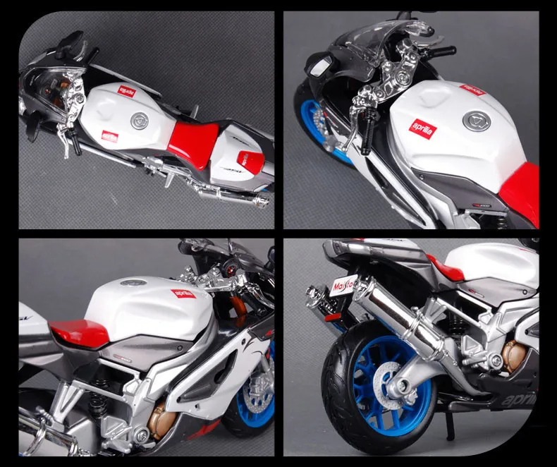 Купить 1:12 мотоцикл модели для Априлии РСВ 1000р с подвеской мотоцикл ...