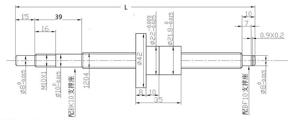 2 шт. 12 мм шариковый винт С7 шариковый винт SFU1204 1000 мм плюс 2 шт. RM1204 фланец одинарная гайка CNC части BK/BF10 конец механической обработки