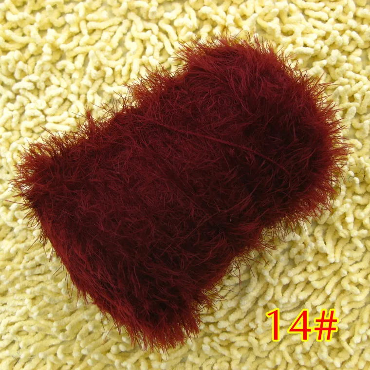 500 г сосновая пряжа для вязания с перьями, вязанная крючком нить для вязания белки в форме волоса, палантин, шарф, линия ручного плетения ZL3130