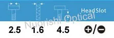 S08 2,5x1,6x4,5 мм 10000 шт. солнцезащитные очки ремонт минивинты