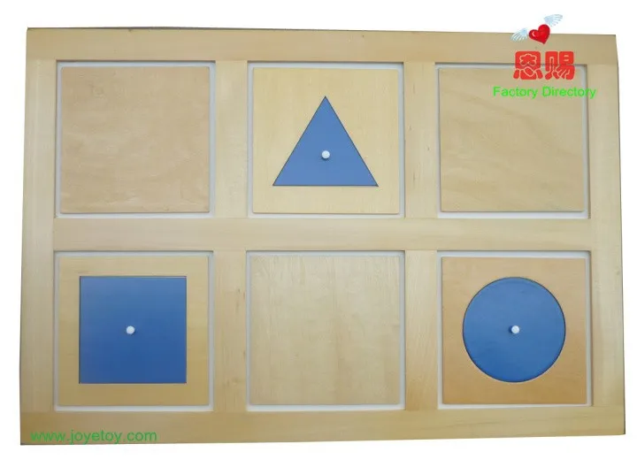 3028 представление поднос в виде геометрических фигур шкаф материалы montessori для дома и школы образовательные Развивающие игрушки для детей Детские деревянные игрушки