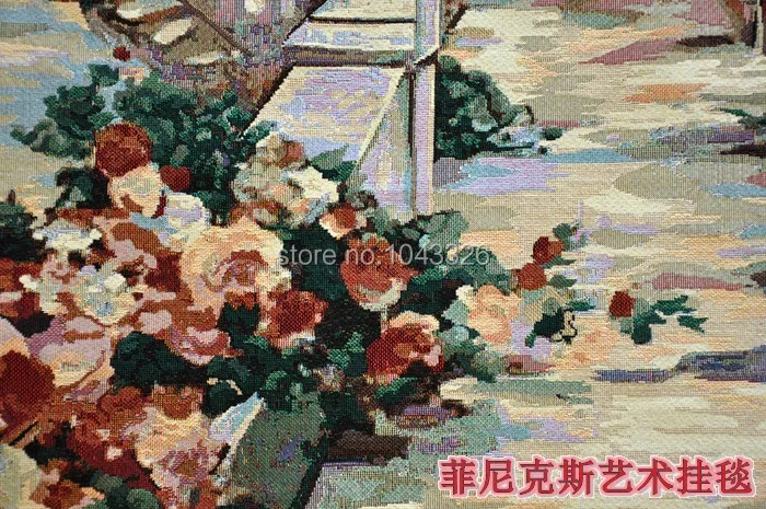 Горячая 139*106 см Городской Декоративный Пейзаж средневековое панно Античный Декор на стену гобелен для украшения дома PT-13