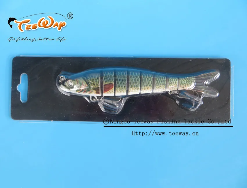 2 шт./лот продукт Рыбалка приманки 8 Сегмент Swimbait Жесткий приманки медленно 30 г 14 см рыболовный крючок снасти FL8-C05