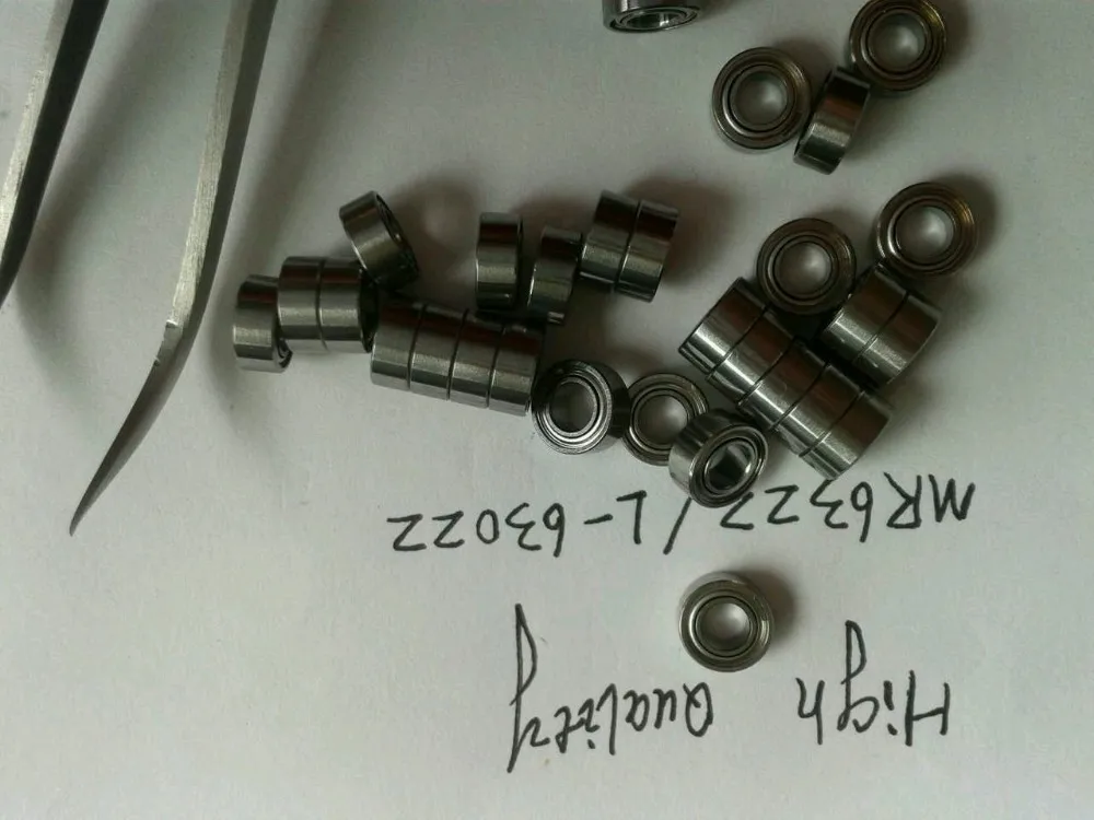 TURE высокое качество, специальные подшипники с мотором, MR63ZZ, MR63ZZS, WML3006ZZX, L-630ZZ, WA673ZZA 3X6X2,5 мм подшипники 11 шт./лот