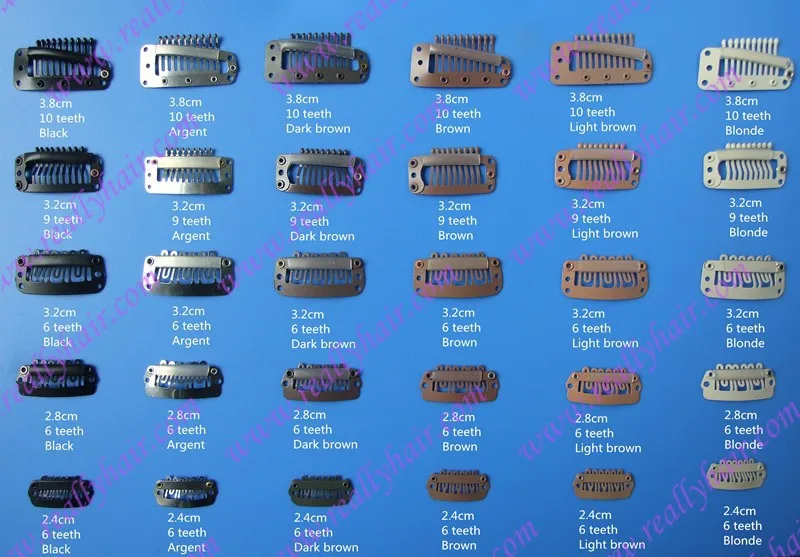 shipping100pcsL. коричневый 3,2 см x 9 см зубная паста расческа для волос оснастки парик зажимы для сварочного аппарата wefted/плетения наращивание профессионального салона Аксессуары