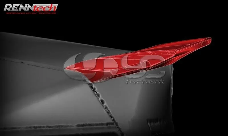 FRP Волокно Стекло РНТ c74 Стиль задний спойлер, пригодный для 2008-2013 Mercedes Benz W204 C класса