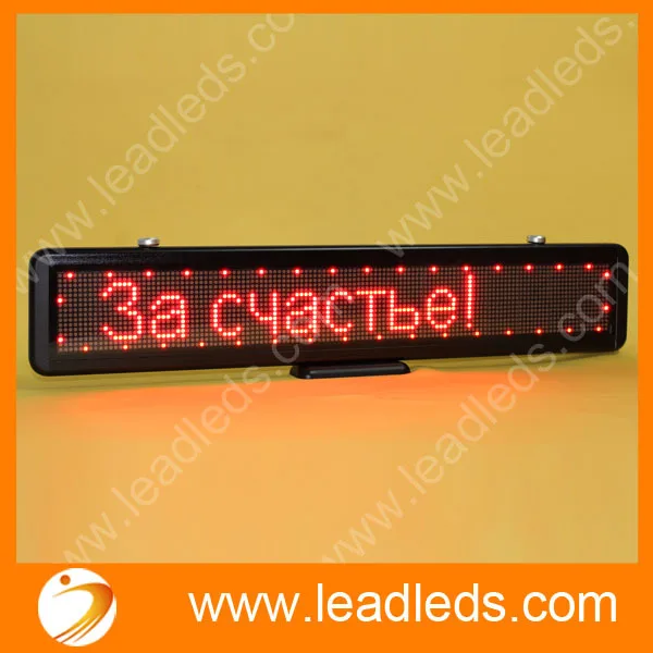 Suporte a Rolagem de Texto Tela de Exibição de Publicidade Módulo de Sinal Led Red Light Usb Programável Levou Exibição Carro Dc12v Levou Levou 20 Cheap led sign module