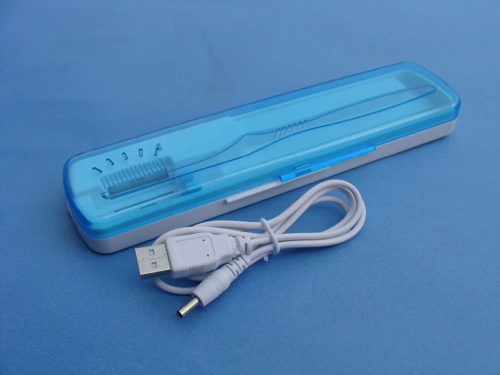 Рождественский подарок для семьи и друзей USB УФ стерилизатор зубных щеток UV-C легкий дезинфицирующий чехол