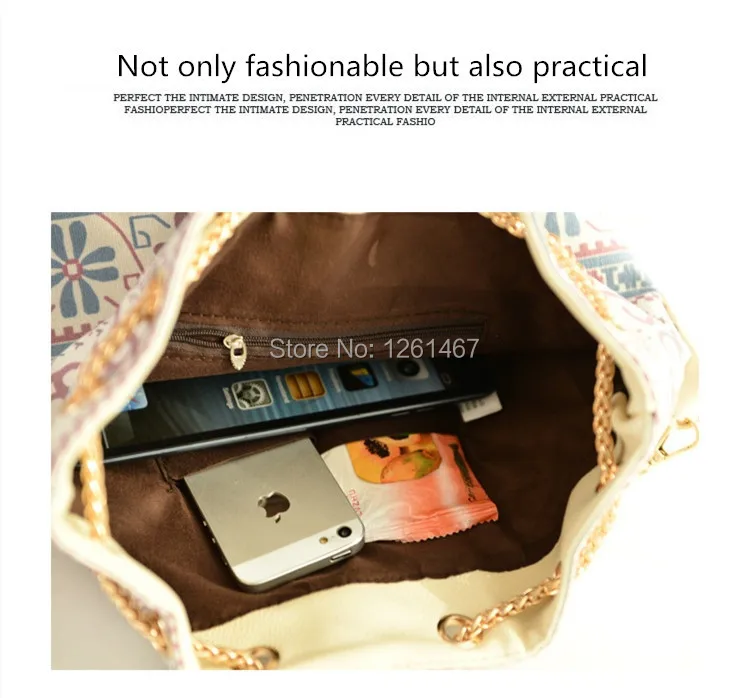 National style Fresh female bag with drawstring Casual women's shoulder bag Free shipping (22).jpg