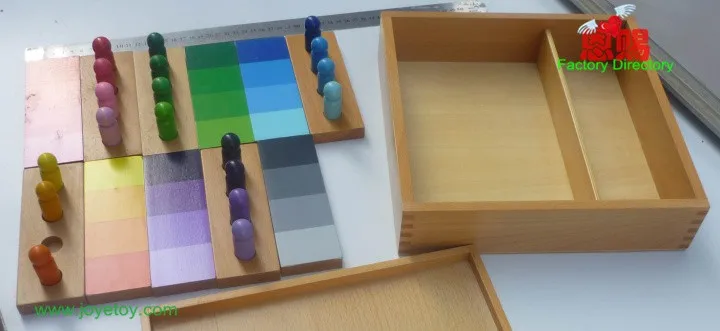 3056 Стандартный в сбалансированном цветовом оформлении игра sensral материалы montessori для дома и школы образовательные Развивающие игрушки для нетоксичные игрушки из дерева