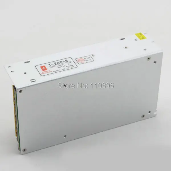 Импульсный источник питания 5v 40a 200w источник питания ac 110 v-220 v к dc 5v для светодиодных лент светильник