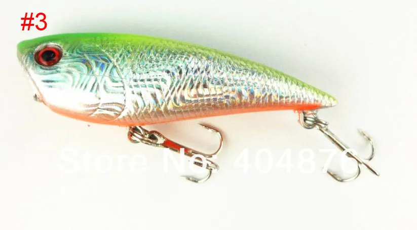 Искусственные приманки ловли карпа 67 мм crankbait Поппер Крючки Блесен(po020) 6,7 см 7,5 г 6# крюк снасти Миноу наживка два взял