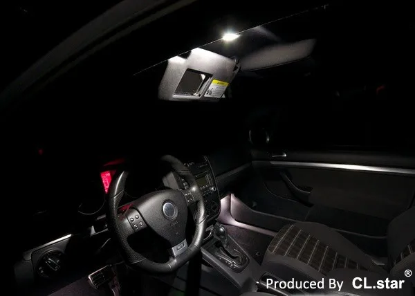 19 шт. canbus для Volkswagen GTI Кролик VW Golf 5 MK5 светодиодный подкладке свет парковка город обратная свет полный комплект посылка(2006-2009